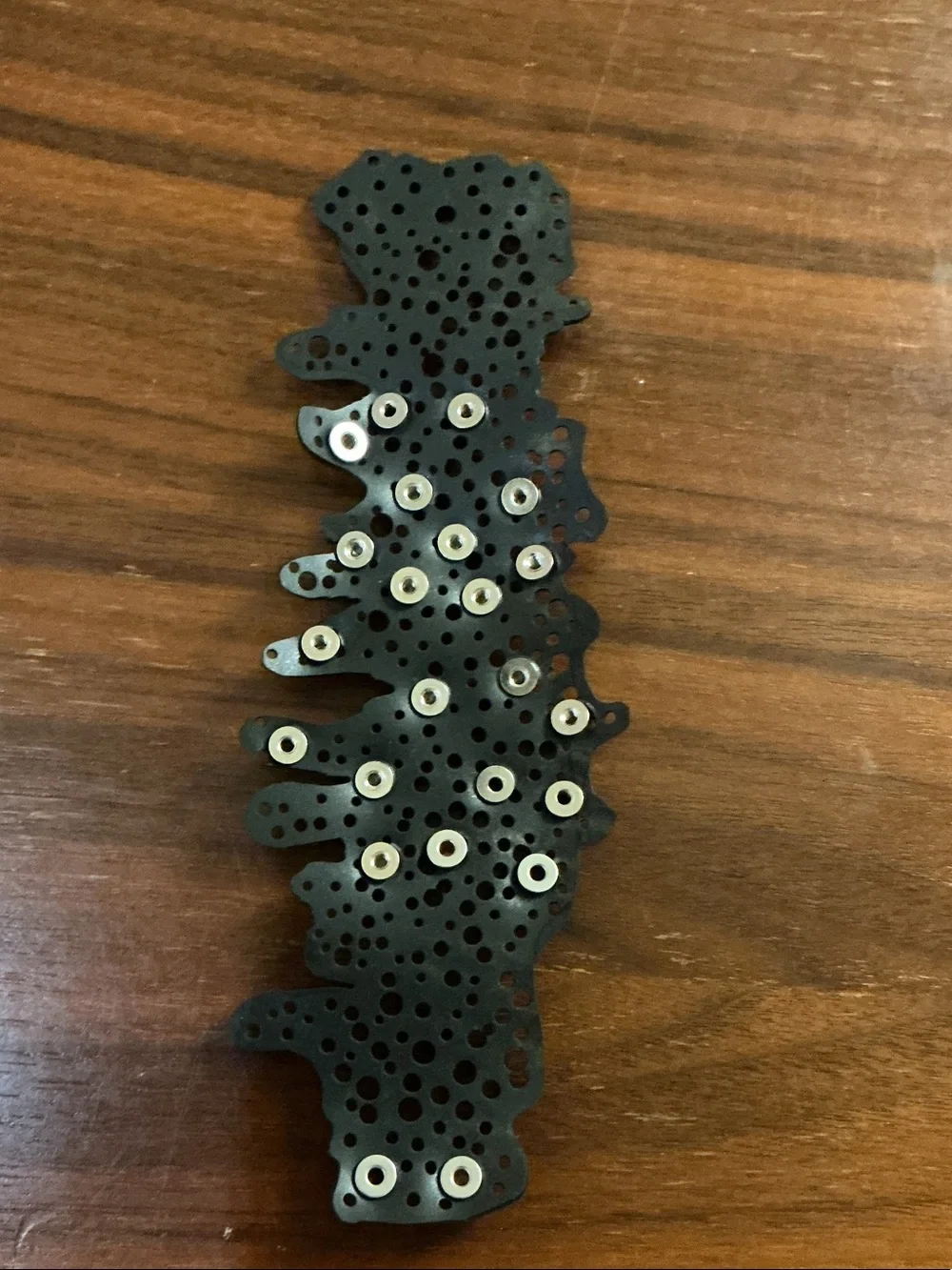 Artisan Made Vegan Leather Cuff Bracelet with Studs